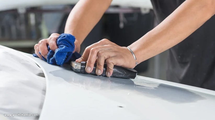 پولیش ماشین با سمباده